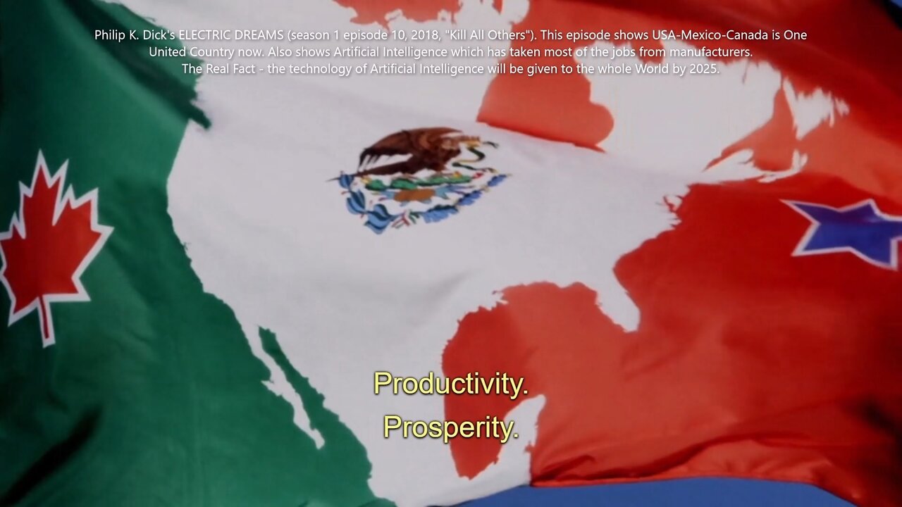 Predictive Programming. One country Mex-US-Can, recreating of the USSR.