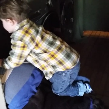 When Your Kid Is Literally Not Helpful...