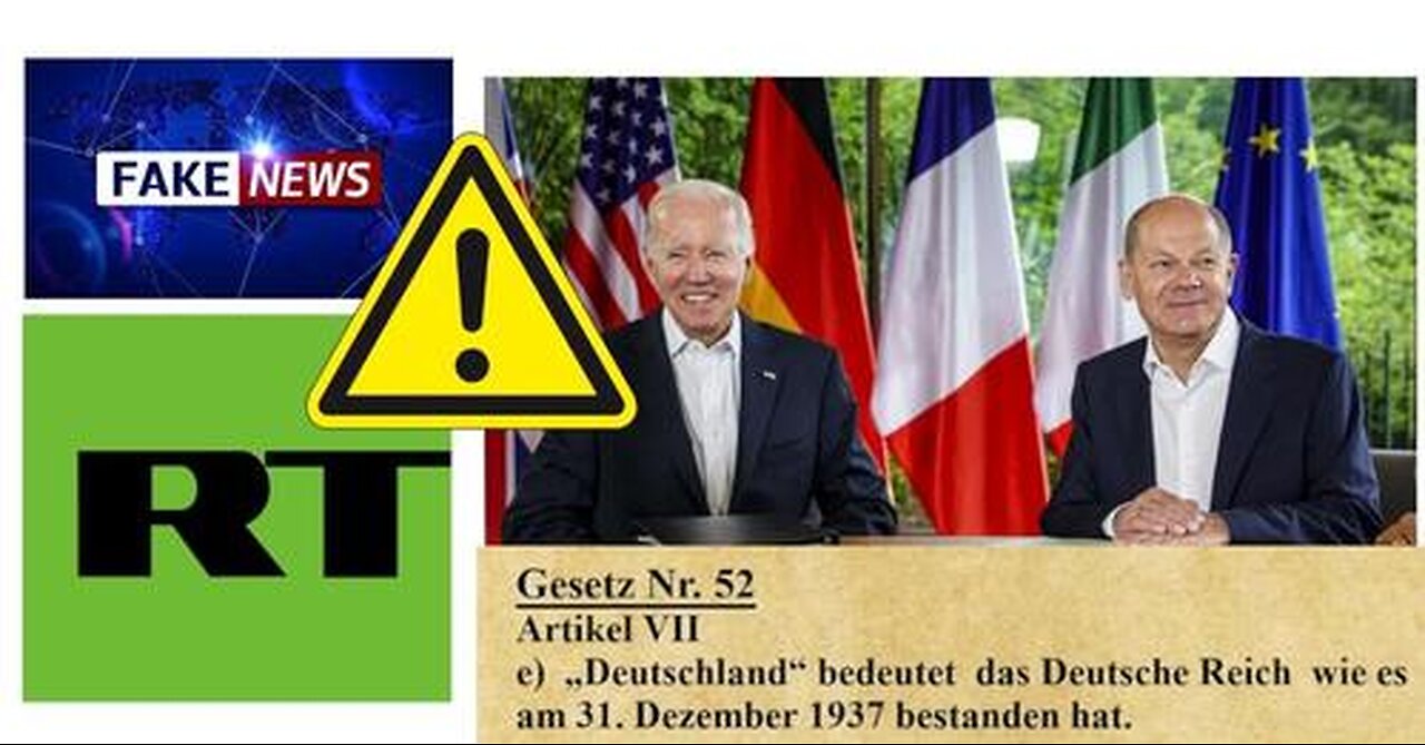 Warnung vor RT-Fakenews zur Rolle von Olaf Scholz und US-Präsident Joe Biden