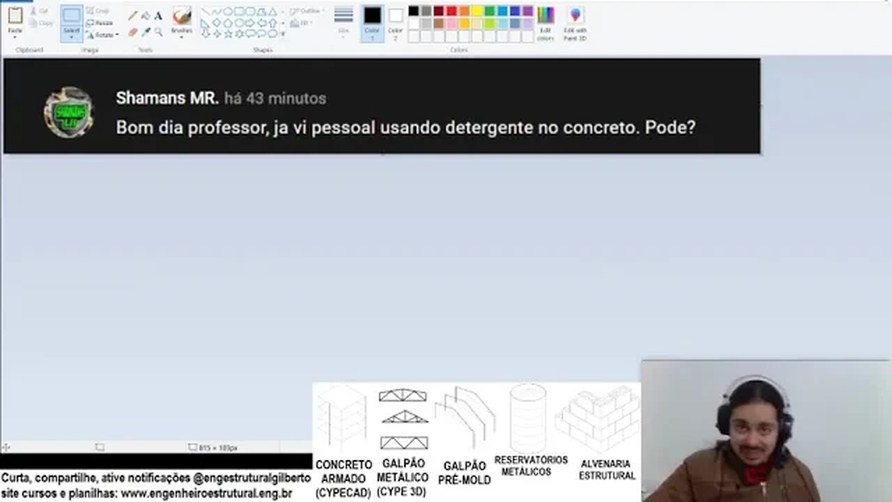 Pode colocar detergente no concreto Eng Estrutural