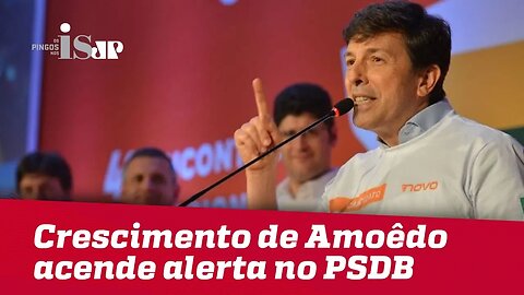 Crescimento de Amoêdo acende alerta no PSDB