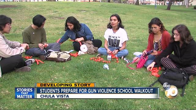 Students prepare for gun violence school walkout