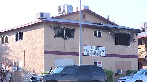 Grease fire destroys several Henderson apartments