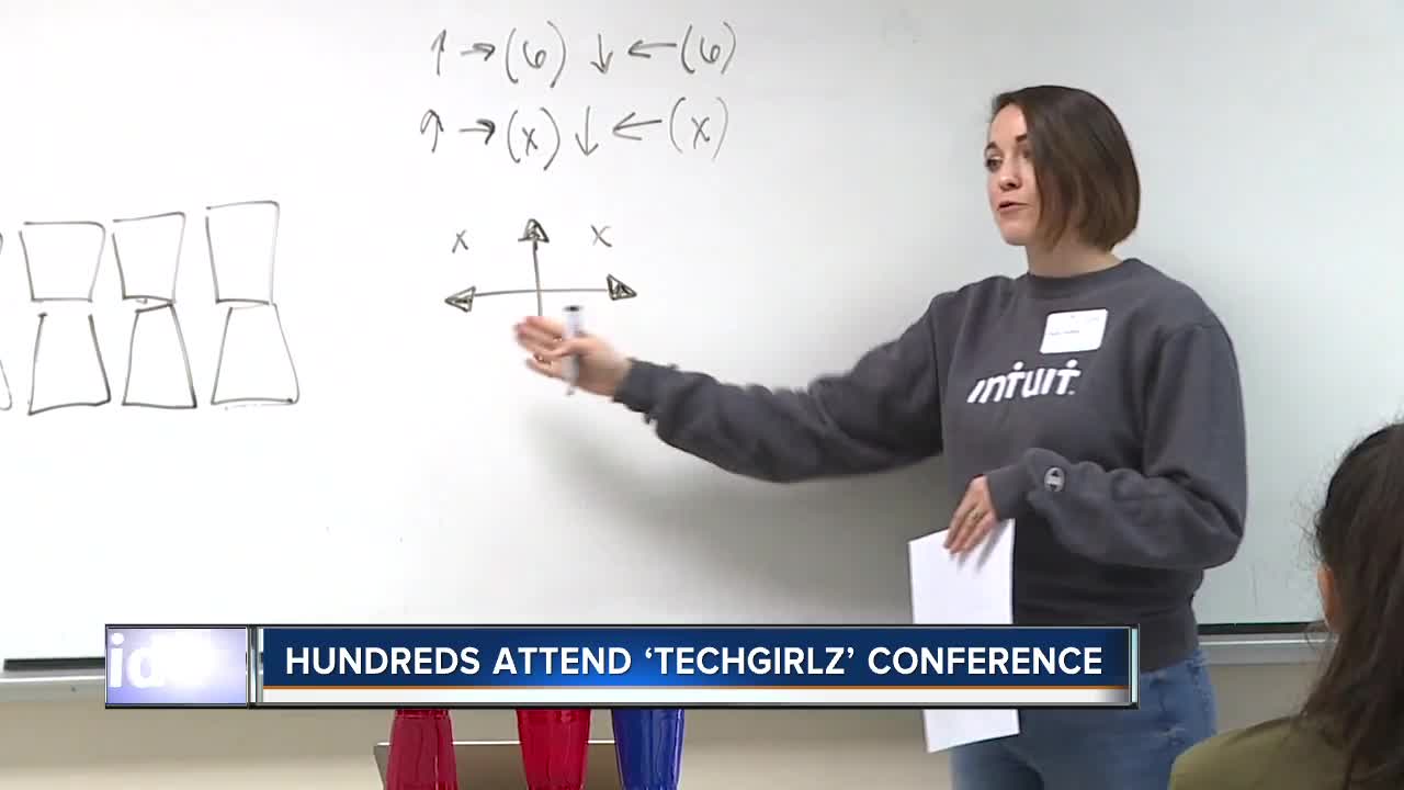 Hundreds of 7th through 9th grade young women attend 'Techgirlz' conference in Canyon County
