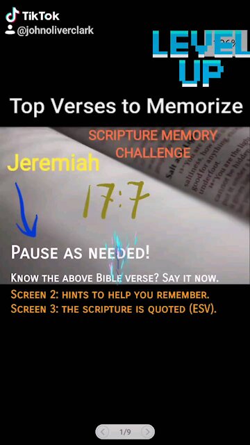 Top Verses To Memorize, Jeremiah 17:7