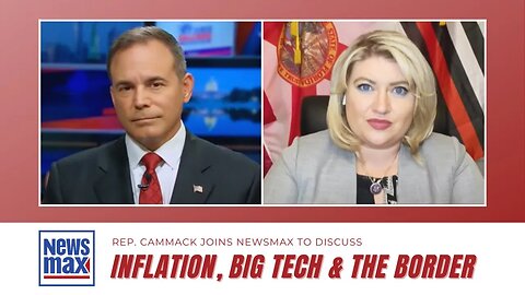 Rep. Cammack Joins Newsmax To Discuss Recent Trip To Border, Biden-flation & Big Tech Censorship