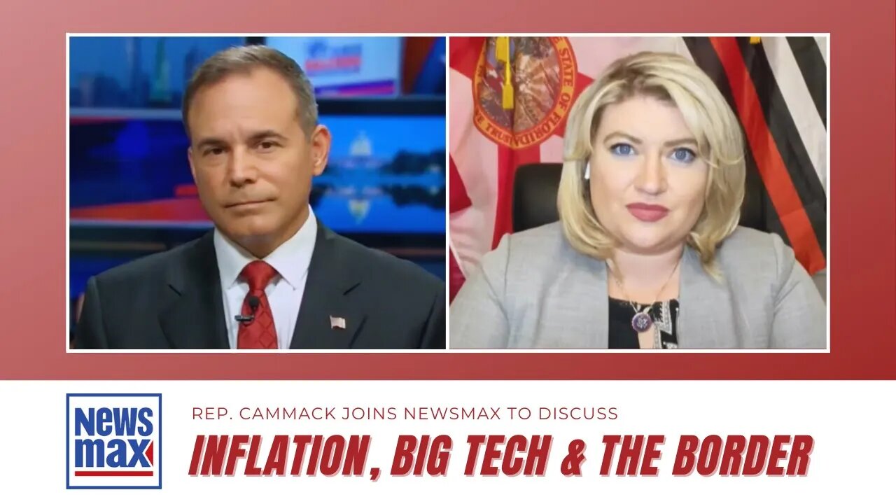 Rep. Cammack Joins Newsmax To Discuss Recent Trip To Border, Biden-flation & Big Tech Censorship