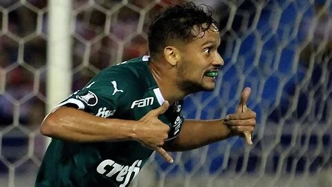 Gol de Gustavo Scarpa - Junior Barranquilla 0 x 2 Palmeiras - Narração de Nilson Cesar