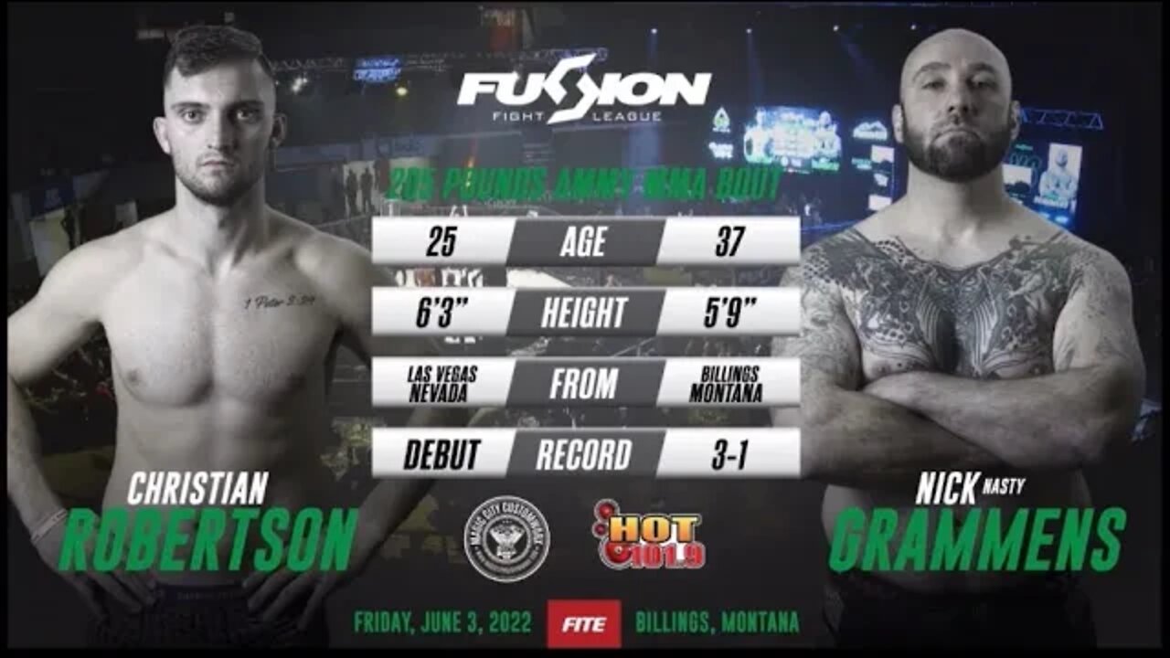 My First Amateur Fight Full Fight|| FUSION FIGHT LEAGUE|| Billings Montana