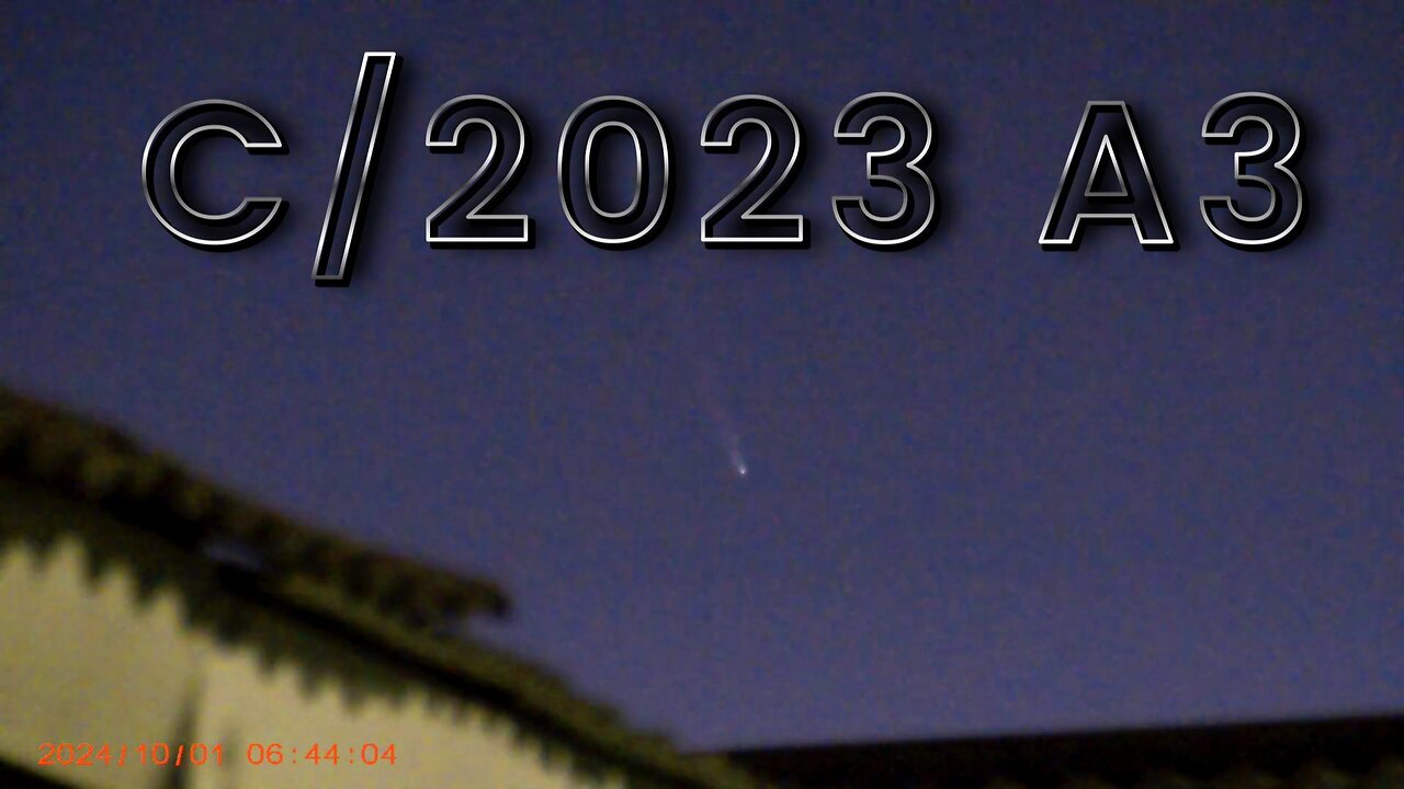 Today 10/01/24: I captured comet C/2023 A3 again on its journey through the Solar System!