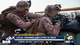 San Diego-based Marines deployed to Iraq