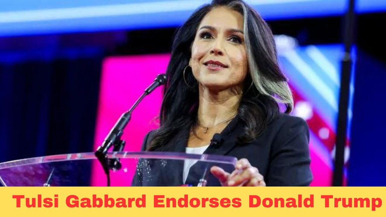 Tulsi Gabbard Endorses Donald Trump at National Guard Event in Michigan