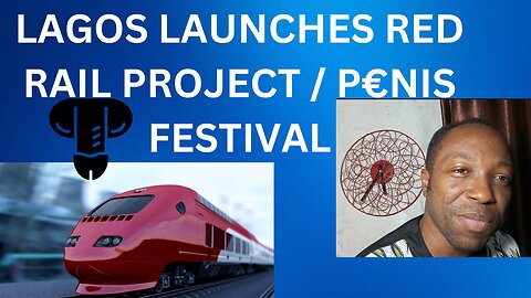 LAGOS RED RAIL PROJECT. PRESIDENT TINUBU COMMISSIONS RED RAIL PROJECT.#nigeria #train #railway #rail