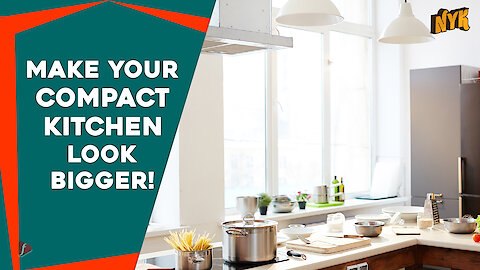 How to make a small kitchen look spacious?