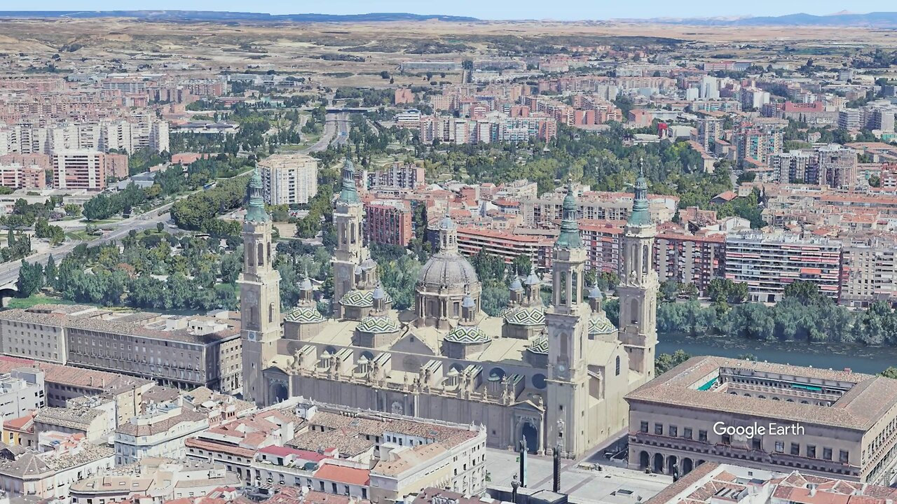 Cathedral Basilica of Our Lady of the Pillar in Zaragoza, Aragon Spain