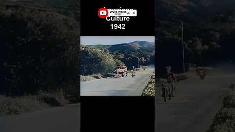 1942 American Culture Documentary | Restored Footage, Colorized, 60fps