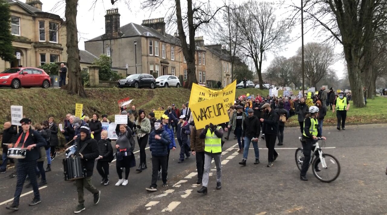 Stirling Freedom Rally - Video Highlights 15th Jan 2022