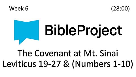 2024-02-21 Bible in a Year Week 6 - Leviticus 19-27