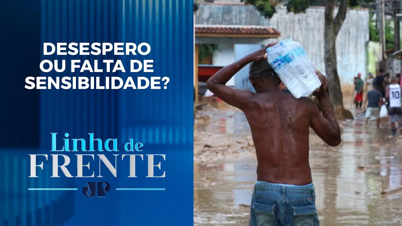 Água é vendida por R$ 90 no Litoral Norte de SP após tragédia; analistas debatem | LINHA DE FRENTE