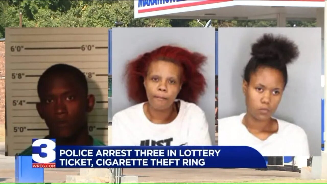 Trio busted in lottery ticket, cigarette theft ring