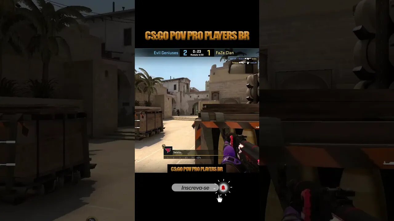 FaZe Twistzz revertendo 1v3 muito rapido vs EG #shorts