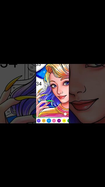 Color by number - Enid