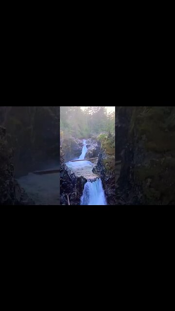 Let Qualicum Falls put you to sleep! #shorts #amsr #nature #fallasleep