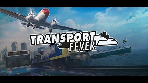 Train Running on Railroad Tracks with music - Transport Fever