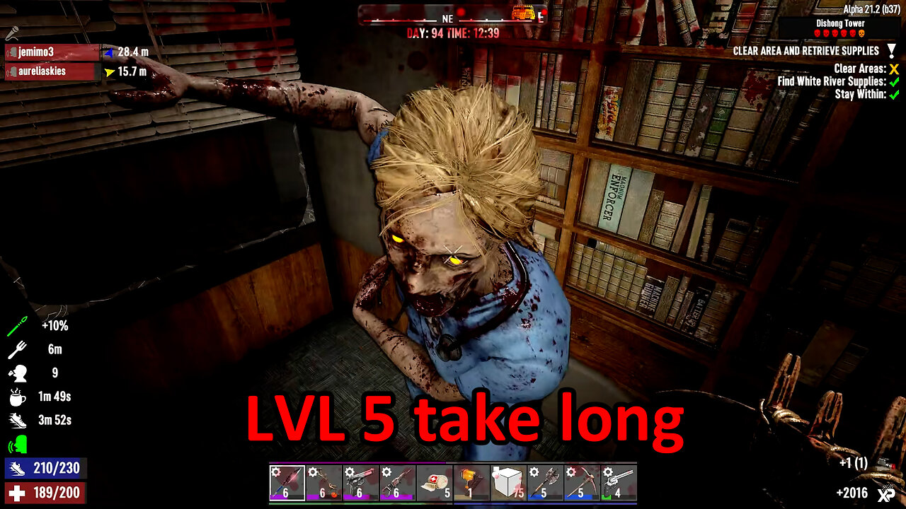 7D2D | LVL 5 take some time | 1 2 24 |with Jen and oliva| VOD|