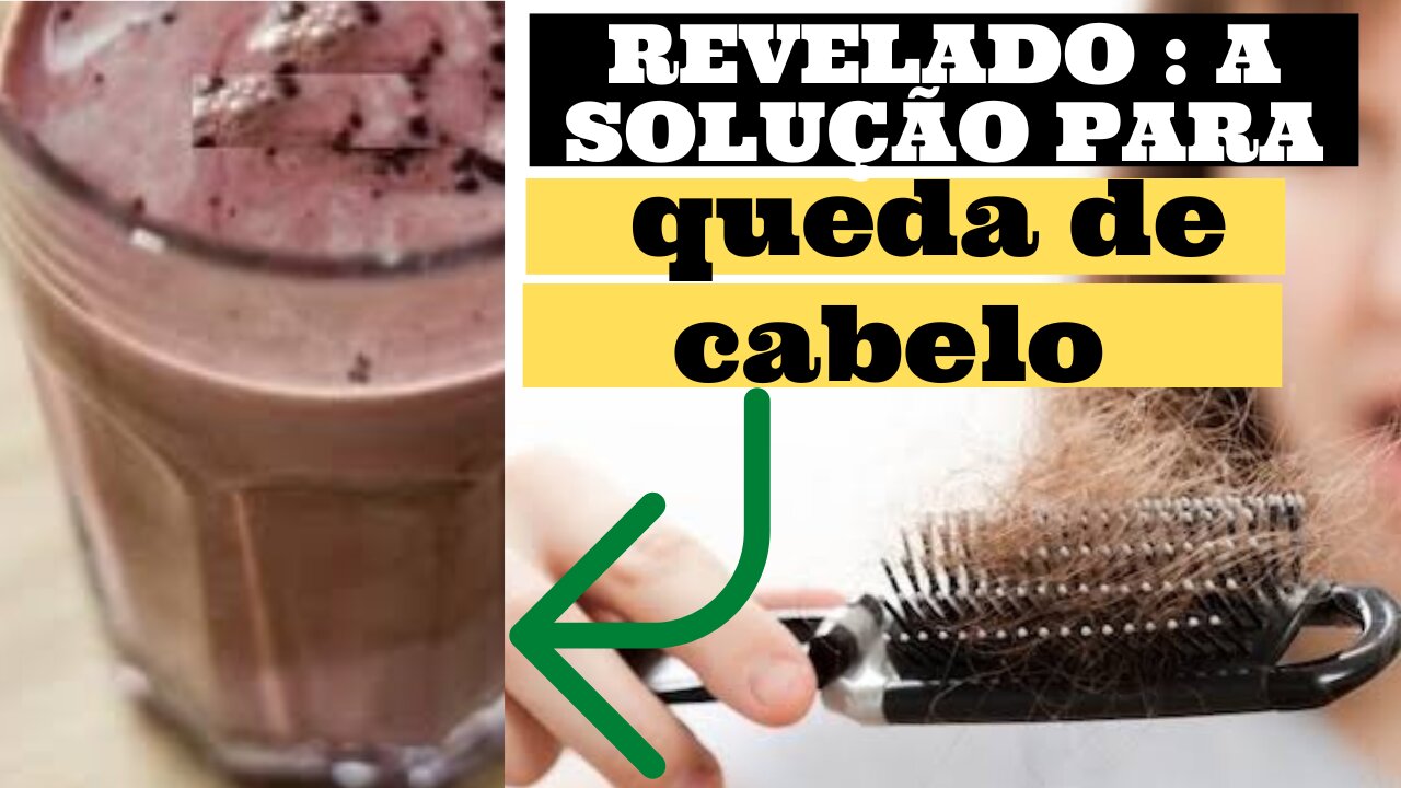 REVELADO:A RECEITA DA VITAMINA PODEROSA PARA QUEDA DE CABELO