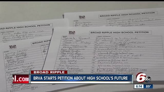 Broad Ripple group starts petition about high school's future