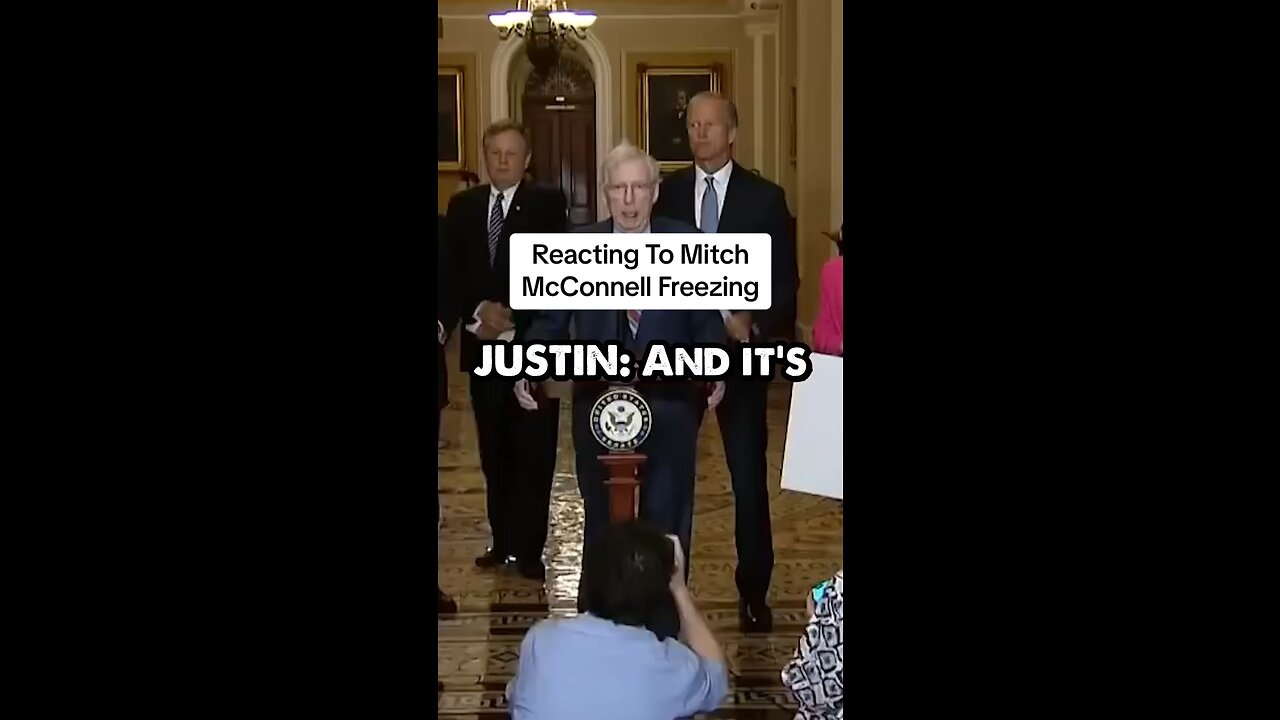 LND REACTS To Mitch McConnell FREEZING | Loud 'N Drunk | #shorts