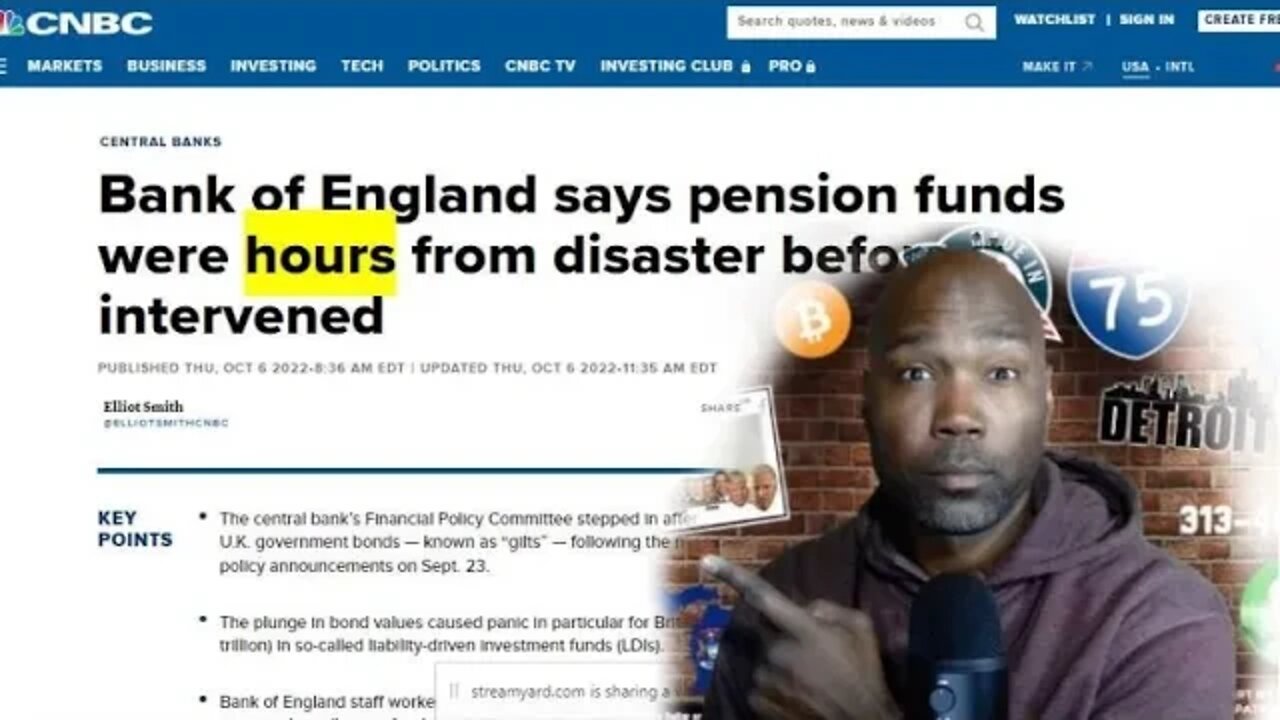 UK Pension System Was Hours From Failing, EU Up Next | TPTS