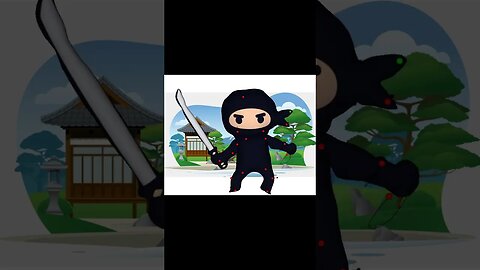 Funny Cute Ninja Animation (Monster Mash AI) | Ninja joget | reaction