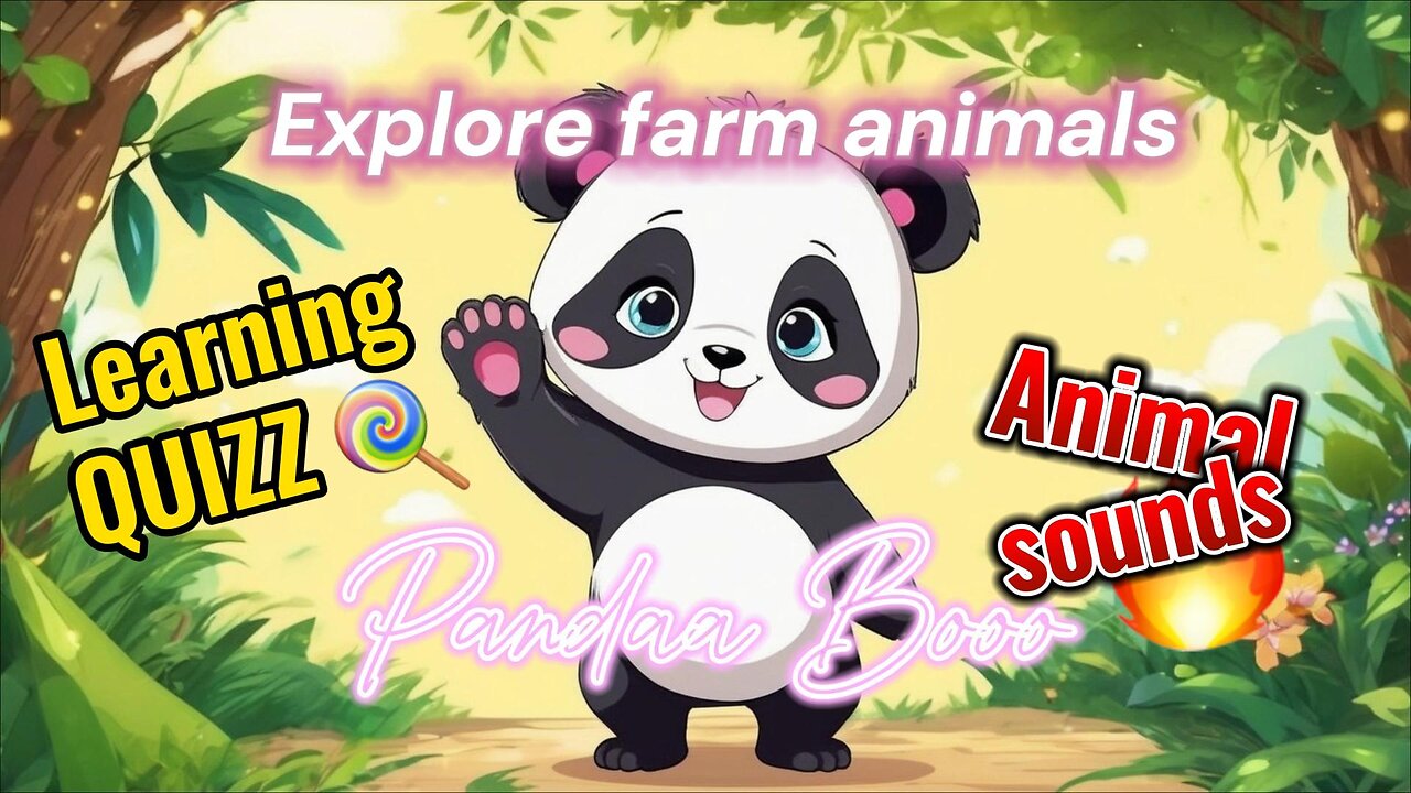 Farm Animals Learning, Animal Quiz, and Animal Sounds for Kids. Fund and Education