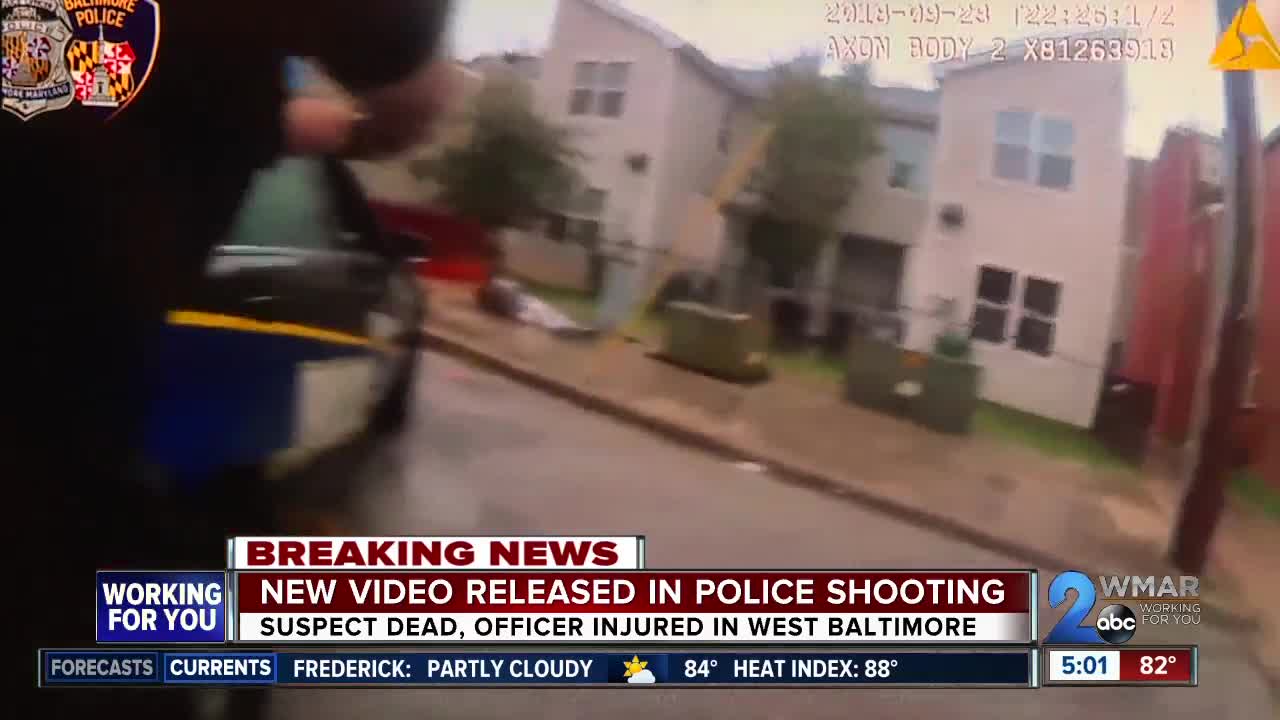 Baltimore Police release officer-involved shooting body cam footage