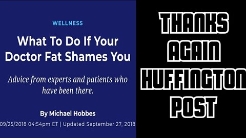 Michael Hobbes and the Huffington Post Pander to the Fat Acceptance Movement and Risk Their Health