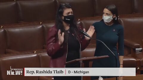 Rep. Rashida Tlaib is Scared of Trucks with Flags