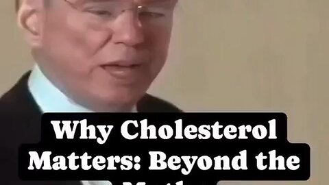 'The Only Bad Thing About Cholesterol Is Not Having Enough!' Dr Hal Huggins