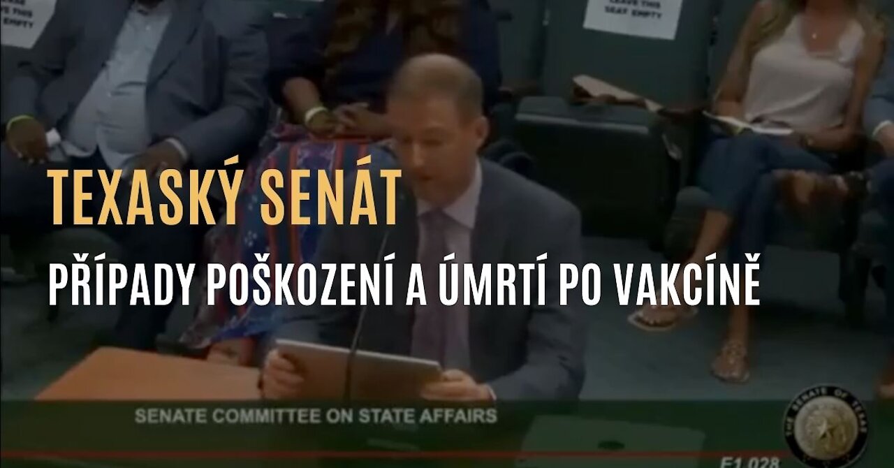 Texaský senát - Případy poškození a úmrtí po covid vakcíně