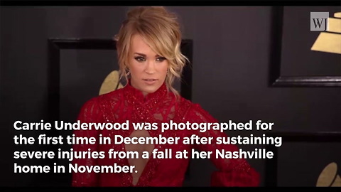 Carrie Underwood Photographed First Time Since Gruesome Facial Surgery