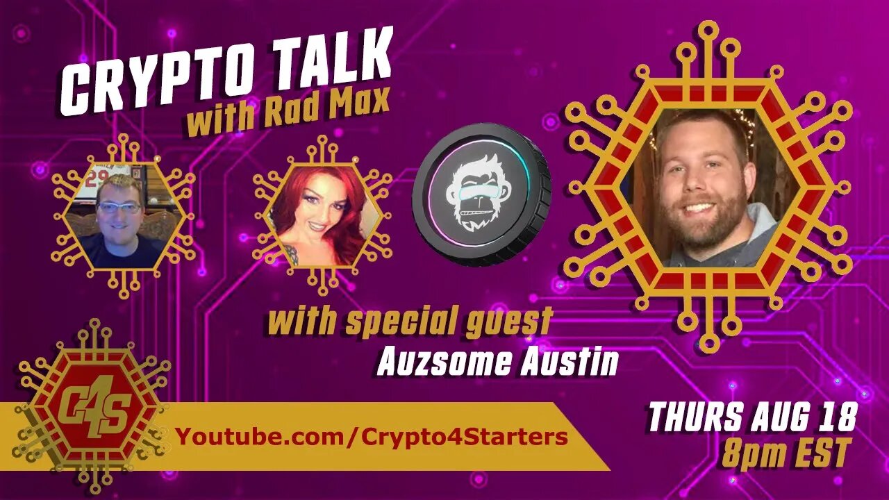 CRYPTO TALK WITH SPECIAL GUEST AUZSOME AUSTIN! METAMONKEY AI! *PARA*