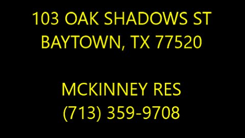 103 OAK SHADOWS ST - BAYTOWN TX 77520