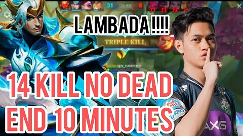 14 KILL NO DEAD | YI SHUN SHIN EDITION BANTAI !! MOBILE LEGENDS