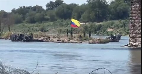 VENEZUELA CLAIMS TEXAS? MIGRANTS PLANT FLAG ON TEXAS SOIL*CARTELS TAKING CONTROL*DISARMING CITIZENS*