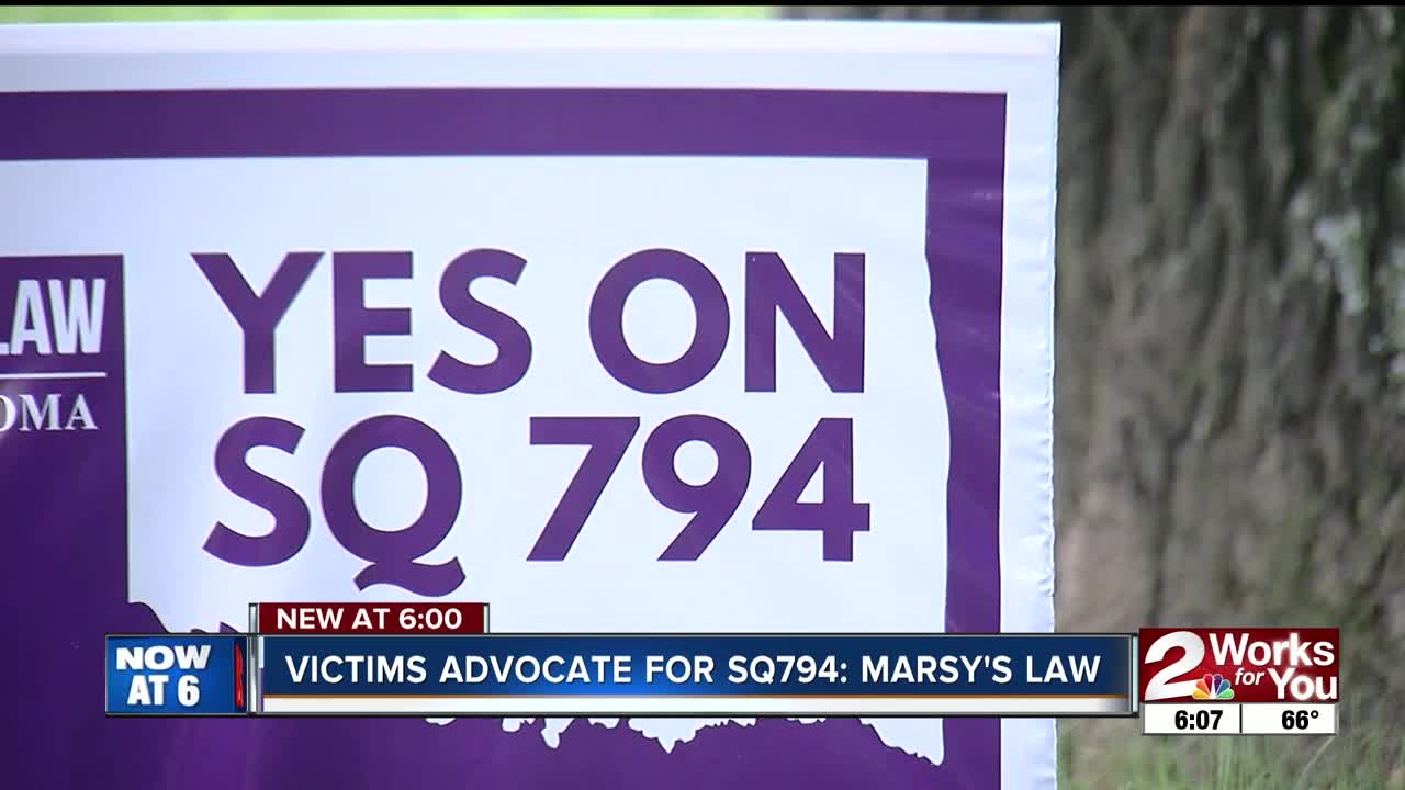 Victims advocate for SQ794: Marsy's Law