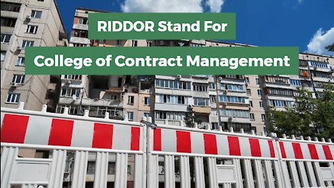 What does RIDDOR Stand For