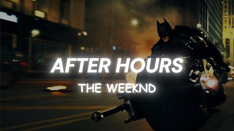 After Hours - The Weeknd (Slowed + Reverb)