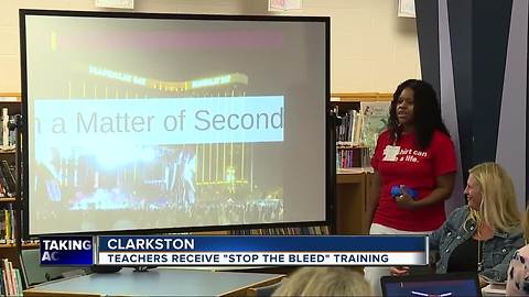 Metro Detroit teachers learn mass shooting responses in 'Stop the Bleed' training