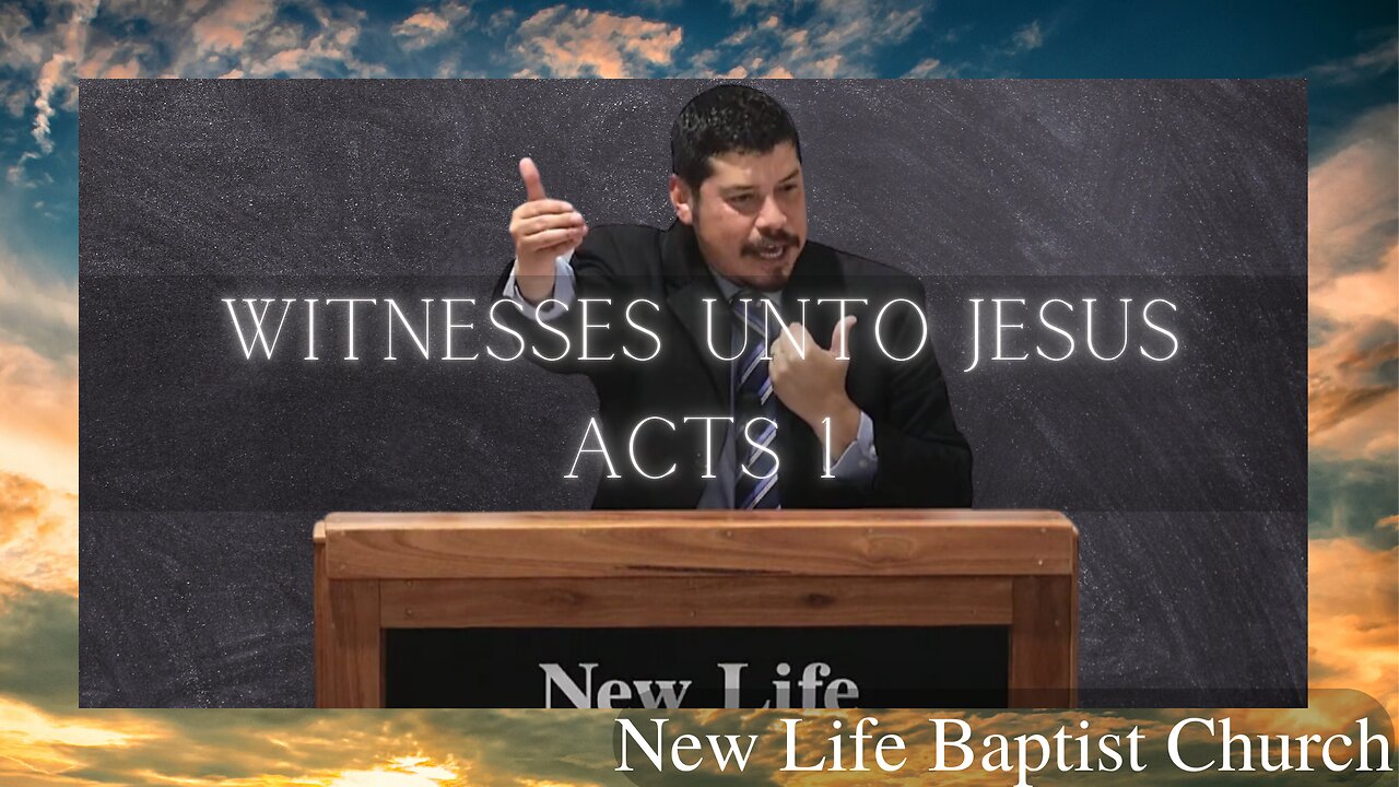 Full Preaching | Witnesses unto Jesus Acts 1